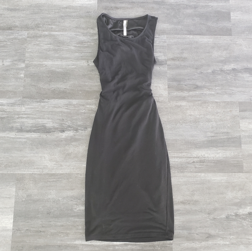 Black Classic Avec Long Fitted Midi